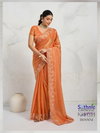 Kaaya Verve By Sethnic Lifestyle Chiffon Velvet Party Wear Saree Wholesale Online

